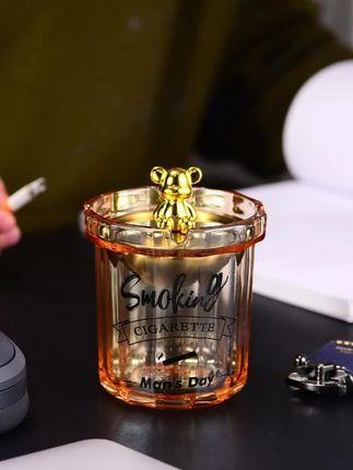 紫山竹创意不锈钢防风烟灰缸 #家用烟缸 #创意家居 #防风烟盅 #家用烟盅 #办公室烟缸