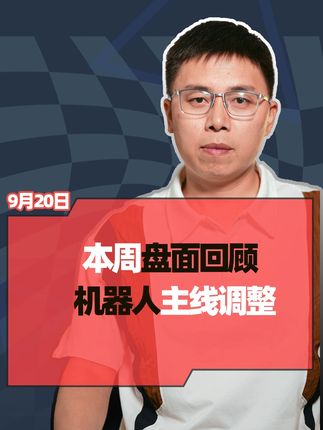 9.20 本周盘面回顾,机器人主线调整 #财经 #股票 #交易 #股民 #机器人