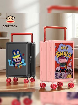 #行李箱 #登机箱 #托运箱 #万向轮行李箱 #铝镁合金行李箱 万向轮推着顺,转弯不卡壳。拉链顺滑不卡顿,箱体轻但抗造。   大小刚好,短途登机箱、长途托运箱都有。颜色素净耐脏,贴个小贴纸也好看,出门拖着省心又显利落。