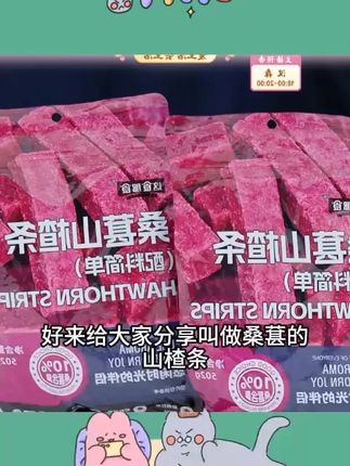 这食那食桑葚山楂条502g 0添加剂儿童零食酸甜精选蜜饯果脯零食#桑葚山楂条 #山楂条 #山楂条推荐 #山楂条零食 #儿童零食山楂条