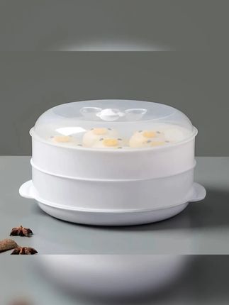 微波炉热菜总是干巴巴的?赶紧试试这个 #微波炉专用蒸盒 #微波炉蒸笼 #厨房好物 #微波炉