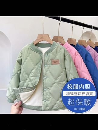 加绒外套、内搭、外穿都好看,舒适耐穿 #校服神器