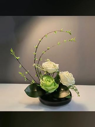 仿真花创意高雅玫瑰花艺摆件简约家居客厅电视柜茶几装饰假花摆设 #创作灵感 #鲜花速递 花卉仿真 绿植园艺 #超便宜超划算 #仿真花 绿植 蔬果成品 #热门