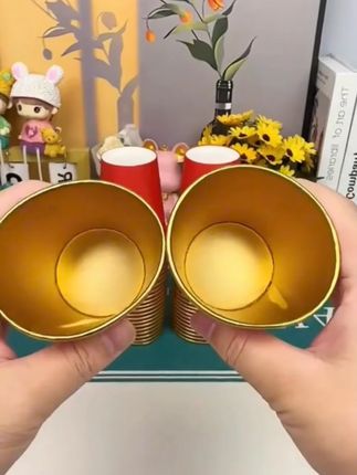 乔迁之喜纸杯新居搬家入宅仪式加厚一次性红色高档金箔水杯子喜庆 #乔迁之喜纸杯 #金箔水杯子 #一次性杯子 #水杯 #新居搬家入宅仪式用品