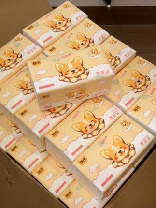 我的天!这到底是砖头还是抽纸啊!也太瓷实了吧!一包都可以用好久了,里面纸巾都带有印花我是真忍不了一点,真的可以薅#抽纸 #大包抽纸 #可爱抽纸 #印花抽纸 #超便宜超划算 #在抖音入手的好东西瓜分百万奖金池