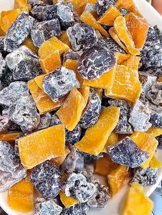 #芒果话梅粒 好吃已经说累了!酸甜软糯