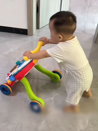 婴儿学步车手推车儿童学步防o型腿防侧翻宝宝辅助行走学走路神器 #萌娃日常 #婴儿学步车手