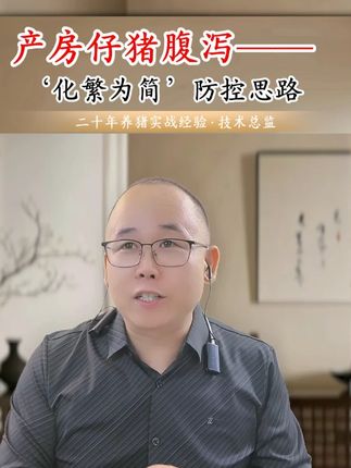 产房仔猪腹泻:化繁为简防控思路!