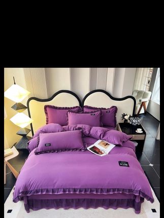 云朵棉韩式四季款四件套很滑很糯很软工艺款床裙款【宠粉福利】 #四件套# 家纺床上用品面料柔软舒适