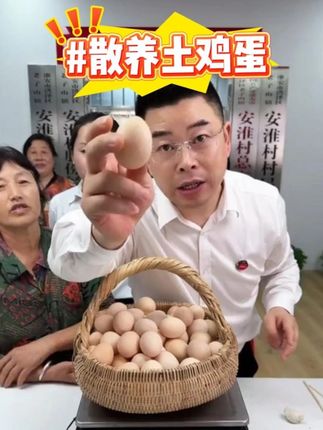 新品【整箱50枚】正宗山林散养土鸡蛋新鲜 45±5克/枚 #土鸡蛋 #农村土鸡蛋 #正宗土鸡蛋 #美食 #优质农产品 @DOU+小助手 @DOU+上热门