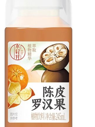 轻上陈皮罗汉果草本植物饮料添加双重益生元四季清润清爽舒畅饮品#罗汉果 #罗汉果推荐 #陈皮罗汉果 #陈皮罗汉果茶 #植物饮料