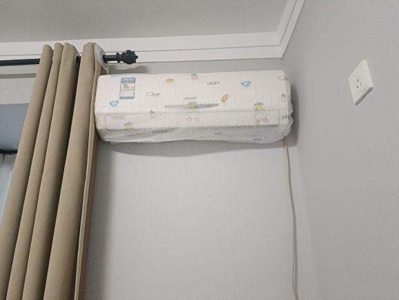空调防尘套挂式通用型挡风帘房间挂机罩。#空调