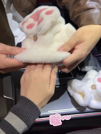 又到手冷的时候啦,还好有男朋友送的可爱猫猫手套!好暖~#礼物 #惊喜 #手套 #冬天就要保暖又好看