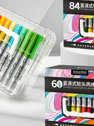TOUCHMARK/泰驰马克【星绘】直液式丙烯马克笔小学生专用软头水彩笔#小学生马克笔 #泰驰马克笔 #直液式马克笔 #软头水彩笔 #绘画工具