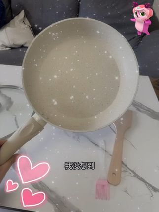 夕川麦饭石平底锅无油煎锅家用不粘锅炒锅煎蛋早餐锅辅食锅电磁炉#夕川麦饭石平底锅 #不粘锅 #早餐锅
