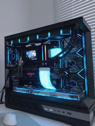 机箱风扇新秀—棱镜8Pro,双面无限镜+轴心CD纹光圈 水冷风扇是尼克酷尔的GT2160,用来平替瓦尔基里的X12很不戳哦 #海景房主机 #diy电脑 #机箱风扇 #装机 #电脑