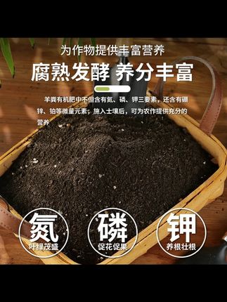 纯羊粪发酵有机肥料养花种菜通用型家用营养土施肥种植颗粒蛋花肥#纯羊粪有机肥 #纯羊粪 #纯羊粪发酵有机肥 #纯羊粪肥 #羊粪有机肥