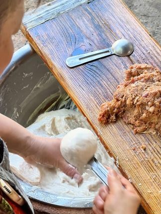 鲜香可口的福州鱼丸,深受大家喜爱!非常好吃,满满鱼肉香!快来尝尝吧~#早餐 #鱼丸 #美食