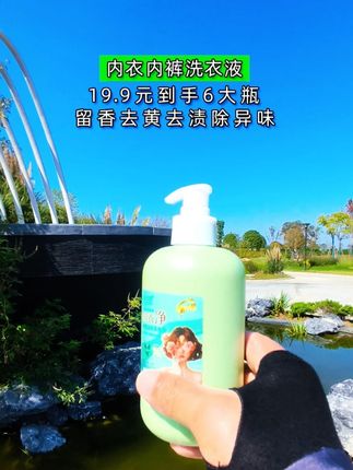 内衣内裤洗衣液 #洗护用品#留香去黄去渍除异味#洗内裤内衣清洗液#超便宜超划算