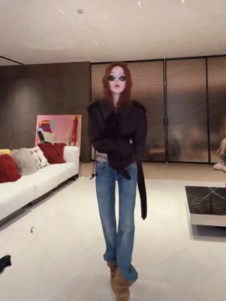 【Bur_重磅来袭】深棕色短款设计显瘦百搭气质休闲风衣#温婉#今天穿什么#穿出高级感#显瘦遮肉#轻奢女装