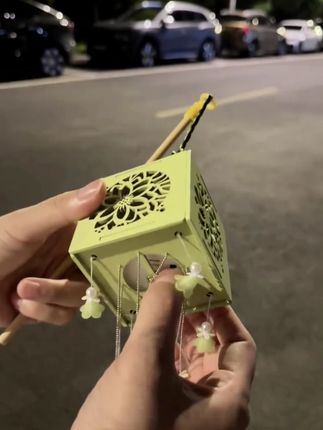 【甜星】中秋节diy手工灯笼小礼品拼装发光小夜灯中国风礼物用品#小夜灯 #中秋 #中秋节灯笼 #手工diy #玩个很新的东西