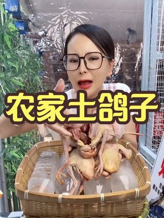 农家土鸽 【拍一发四】原粮喂养一年土鸽子(单只6-7两) #农家土鸽子 #新鲜鸽子 #好食材好味道 #快来一起尝个鲜 #新鲜食材让您吃得放心