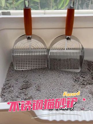 【304不锈钢猫砂铲】超大号一体铲适用所有猫砂铲屎神器不锈钢材质#不锈钢猫砂铲#好物推荐🔥 #猫铲子 #猫铲屎 #猫铲