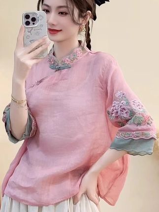 #夏季新款 #显瘦穿搭 #穿出高级感 #国风古韵 #爆款热卖中