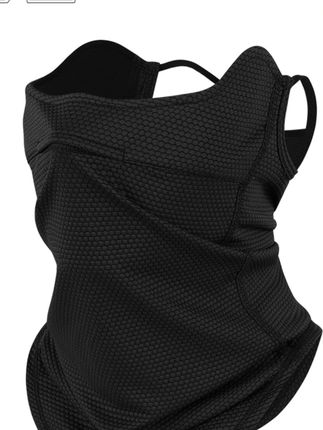 GUMAO夏季冰丝防晒面罩挂耳户外运动骑行面巾护脖透气跑步围脖#面罩 #口罩 #运动面罩 #防晒面罩 #冰丝面罩