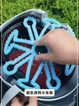 头盔内衬垫防压硅胶#头盔 内衬保护发型不扁塌#好物分享