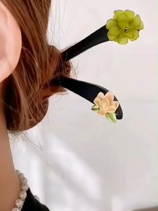 檀木复古风发簪盘发簪子网红日常简约古典簪子国风汉服百搭头饰女!#头饰发饰 #时尚饰品 #总有一款适合你 #汉服配饰