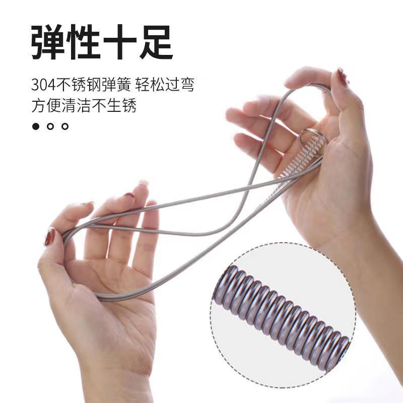 疏通器汽车天窗车门排水口疏通刷清洗神器空。