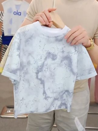 儿童夏短袖T恤夏季男童衣服夏装2025新款潮 AY25474 悠悠童话童装#每日童装穿搭分享 #夏季新款 #高品质童装 #潮童必备 #短袖t恤