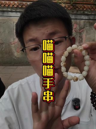 好看好盘的菩提猫爪手串,这个价格太给力了!#菩提 #手串