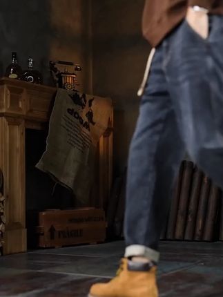 牛仔裤男士2025秋季款宽松直筒锥形潮牌美式复古水洗休闲弹力长裤#男士秋季牛仔裤 #宽松直筒裤 #美式复古 #弹力休闲裤 #2025新款