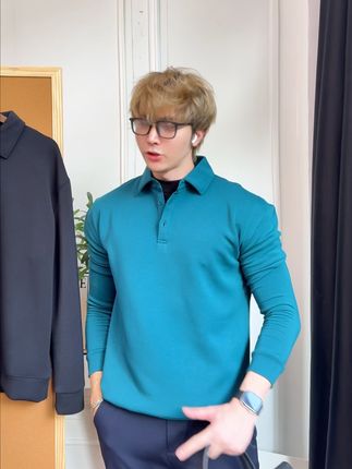 重点:380克莫棉空气层三重混纺的设计真的太帅太用心了 #男生穿搭 #品质男装 #polo衫 #型男穿搭