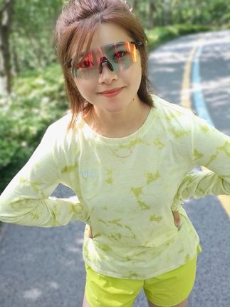 感觉在发光哎! #骑行眼镜 #骑行 #运动 #户外