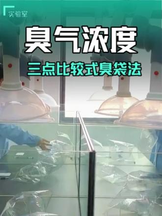 看不见的臭味,是这样被量化的 臭气浓度检测是将异味样品用无臭空气逐级稀释,由专业嗅辨员按三点比较式臭袋法(HJ 1262-2022)判定,以半数嗅辨员刚无法察觉气味时的稀释倍数为结果,单位为无量纲#臭气 #臭气浓度 #环境