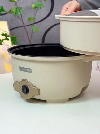 3L容量加蒸笼 不粘锅多功能电蒸煮锅插电电火锅家用不粘一体宿舍#不粘锅多功能电锅 #电蒸煮锅 #电蒸煮锅推荐 #电蒸煮锅多功能蒸煮一体 #多功能电蒸煮锅
