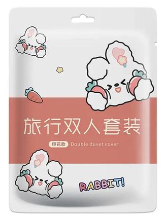 口袋旅行印花一次性床单 #一次性床单 #被罩枕套四件 #口袋旅行 #床上用品 #好物推荐