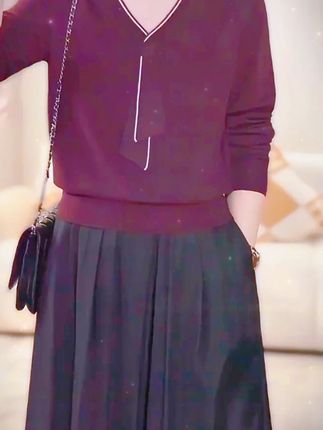 【80-160斤】早秋新款极简风长袖衫百搭秋季毛针织衫针织V领毛衣888#早秋毛衣 #百搭针织衫 #V领毛衣 #秋季穿搭 #极简风