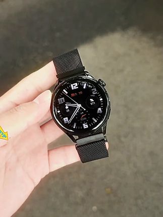 适用华为GT5表带Watch4ProGT4小米4荣耀透气孔洞洞磁吸编织尼龙带#适用华为 #表带 #透气 #洞洞磁吸 #编织