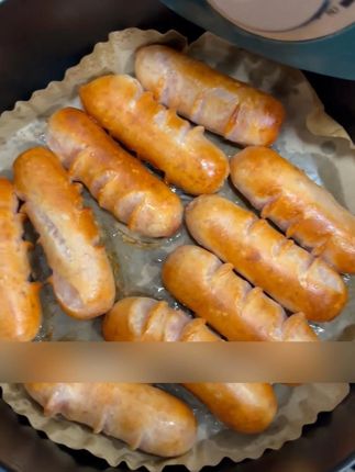 没想到这个价格到手20根黑猪肉烤肠,真的好好吃 #空气炸锅美食  #烤肠  #超便宜超划算  #大暑消夏开吃啦