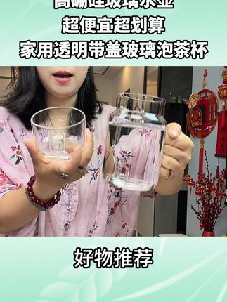 w泡茶杯 #好物推荐🔥 #杯子高级感轻奢 #玻璃瓶 #杯子控 #厨房必备神器