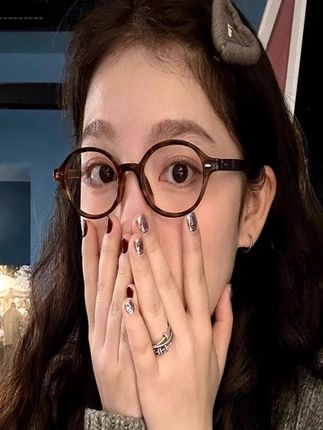 网红复古玳瑁色眼镜框女防蓝光可配度数书呆子小框平光近视眼镜架#眼镜 #近视眼镜 #平光镜 #防蓝光眼镜