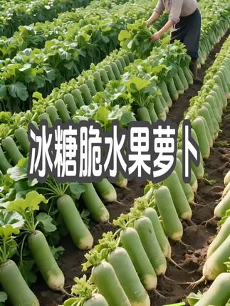 又到种萝卜的时候了,推荐你种上这款甜脆好吃的 #水果萝卜 #沙窝萝卜