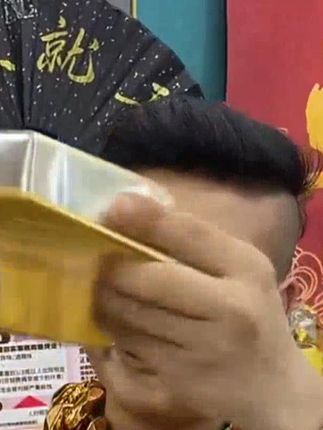 一次性加厚金色八角型托盘包装盒果切水果陈列荔枝一次性盒子 #夏日户外装备