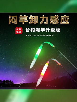 成夕闷竿夜钓竿稍发光咬钩变色爆闪电子竿稍灯闷竿双色闷竿上浮漂 #爱生活爱钓鱼 #闷竿钓法 #户外钓鱼 #夜钓灯钓鱼专用 #超便宜超划算