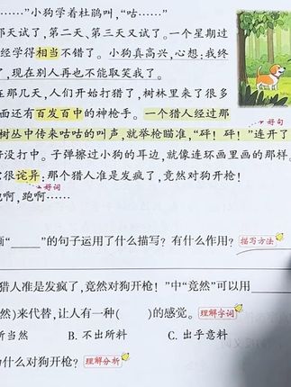 阅读理解 每日一练,课内阅读加课外阅读,逐步提高阅读理解能力!#暑假#阅读理解#答题模板#小学语文