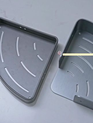 出口品质!免打孔三角壁挂,卫生间收纳神器来袭! #出口品质置物架 #卫生间收纳 #免打孔设计 #免打孔收纳架 #浴室收纳架